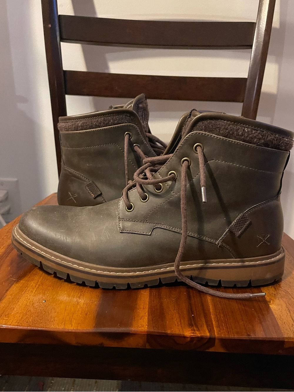 Denver Hayes T-Max Insulated Leather Side Zip Winter Boots 11.5